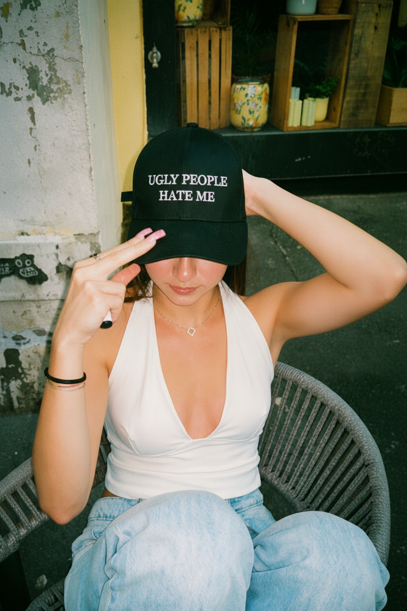 Casquette Ugly People Hate Me - Lifestyle